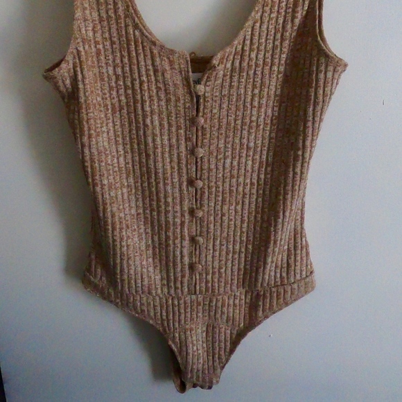 Privacy Please Gyle Bodysuit Tan S Revolve - Picture 4 of 4